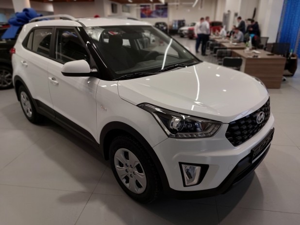 Автомобиль Hyundai, Creta, 2021 года, AT, пробег 26452 км