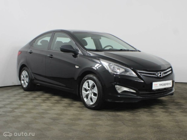 Автомобиль Hyundai, Solaris, 2016 года, AT, пробег 96332 км