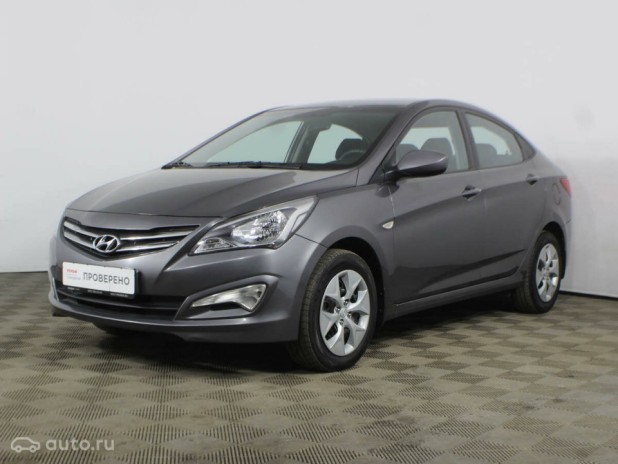 Автомобиль Hyundai, Solaris, 2016 года, МТ, пробег 101607 км